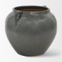 70081 - Kora Short Dark Metallic Double Ear Vase