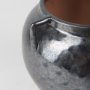 70081 - Kora Short Dark Metallic Double Ear Vase