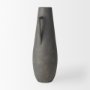 70085 - Kilian Tall Matte Brown-Gray Double Ear Vase