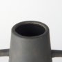 70085 - Kilian Tall Matte Brown-Gray Double Ear Vase