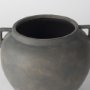 70087 - Kilian Short Brown-Gray Double Ear Vase