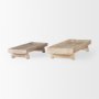 70067 - Carver Set of 2 Rectangular White Washed Wood Trays