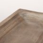 70067 - Carver Set of 2 Rectangular White Washed Wood Trays