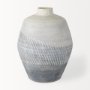 70073 - Blume 10H Off-White w/ Gray Textured Vase