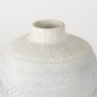70073 - Blume 10H Off-White w/ Gray Textured Vase