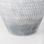 70073 - Blume 10H Off-White w/ Gray Textured Vase