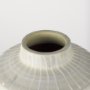 70074 - Blume 16.5H Off-White w/ Gray Textured Vase