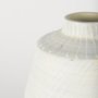 70074 - Blume 16.5H Off-White w/ Gray Textured Vase