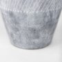 70074 - Blume 16.5H Off-White w/ Gray Textured Vase