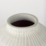 70075 - Blume 12.5H Off-White w/ Gray Textured Vase