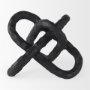 67815 - Wilhelm I (Small) 7L x 7W Black Metal Link Decor Object