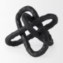 67815 - Wilhelm I (Small) 7L x 7W Black Metal Link Decor Object