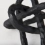 67815 - Wilhelm I (Small) 7L x 7W Black Metal Link Decor Object