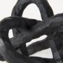 67815 - Wilhelm I (Small) 7L x 7W Black Metal Link Decor Object