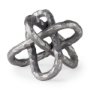 67816 - Wilhelm I (Small) 7L x 7W Silver Metal Link Decor Object