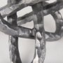 67816 - Wilhelm I (Small) 7L x 7W Silver Metal Link Decor Object
