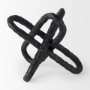 67817 - Wilhelm II (Large) 10L x 10W Black Metal Link Decor Object