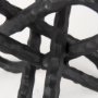 67817 - Wilhelm II (Large) 10L x 10W Black Metal Link Decor Object