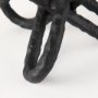 67817 - Wilhelm II (Large) 10L x 10W Black Metal Link Decor Object