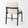 69833 - Tahoe Cream Fabric and Black-Brown Wood Dining Chair