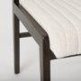 69833 - Tahoe Cream Fabric and Black-Brown Wood Dining Chair