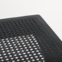 70069 - Arvin 59.1L x 17.7W x 18.1H Black Wooden Bench