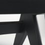 70069 - Arvin 59.1L x 17.7W x 18.1H Black Wooden Bench
