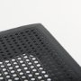 70071 - Arvin 21.7L x 17.7W x 18.1H Black Wooden Stool