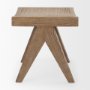 70072 - Arvin 21.7L x 17.7W x 18.1H Medium Brown Wooden Stool