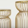 70088 - Shani Set of 2 Round, Gold Metal w/ Glass Accent Tables