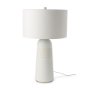 69789 - Javier 18.0L x 18.0W x 30.75H Light Base W/Cream Shade Table Lamp