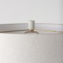 69789 - Javier 18.0L x 18.0W x 30.75H Light Base W/Cream Shade Table Lamp