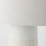 69789 - Javier 18.0L x 18.0W x 30.75H Light Base W/Cream Shade Table Lamp