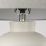 69791 - Cato 20.0L x 20.0W x 33.5H Cream Base W/White Shade Table Lamp