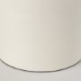 69791 - Cato 20.0L x 20.0W x 33.5H Cream Base W/White Shade Table Lamp