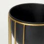 70099 - Danica Set of 2 Matte Black Metal Plant Stands