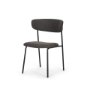 70253 - Corey Dining Chair w/ Gray Fabric & Matte Black Metal