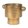 69866 - Juno 6.5H Medium Gold Iron Medium Vase 