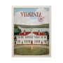 14398 - Virginia Go USA (L) by Mercana Studio a Hand Embellished Decograph Framed Art Print