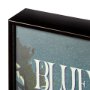 14393 - Blue Mountain by Mercana Studio a Hand Embellished Textured Framed Art Print
