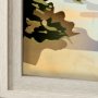 14395 - Blue Mountain by Simeng a Framed Art Print Matted under Glass