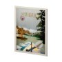 14402 - Muskoka Go Canada (L) by Mercana Studio a Hand Embellished Decograph Framed Art Print
