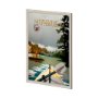 14403 - Muskoka Go Canada (XL) by Mercana Studio a Hand Embellished Decograph Framed Art Print under Glass