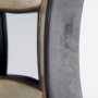 37199 - Ovallas 17L x 17H Star Champagne Wood Frame Mirror