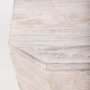 67531 - Esagono Octagonal Reclaimed Wood End/Side Table w/ Storage