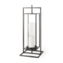 68438 - Albus I Large Black Metal Rectangular Table Candle Holder