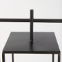 68438 - Albus I Large Black Metal Rectangular Table Candle Holder