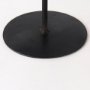 69143 - Lorenz (Set of 3) Light Brown Wood W/ Black Metal Base Round Decorative Display Stands
