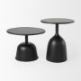 70097 - Talulla 19.7L x 19.7W x 14.8H Metal Matte Black Accent Table