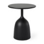 70098 - Talulla 16.5L x 16.5W x 19.7H Matte Black Metal Accent Table